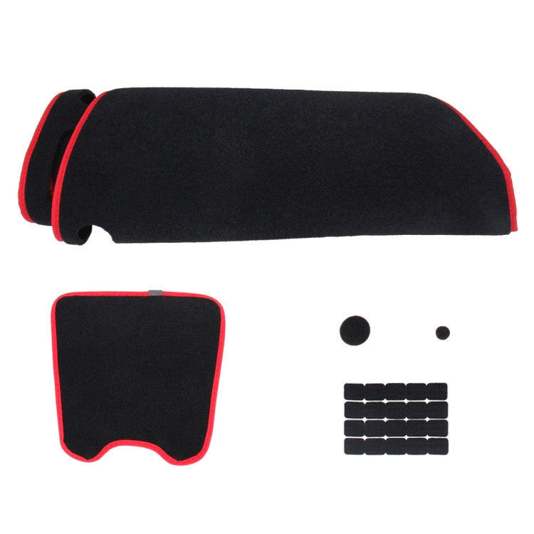 Left-hand Drive Car Light Instrument Panel Sunscreen Dark Mats Cover for Venucia B50 / R50