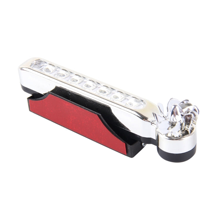 2 PCS 2W 8 Colorful LED Bulbs Wind Powered Decorative Car Lights