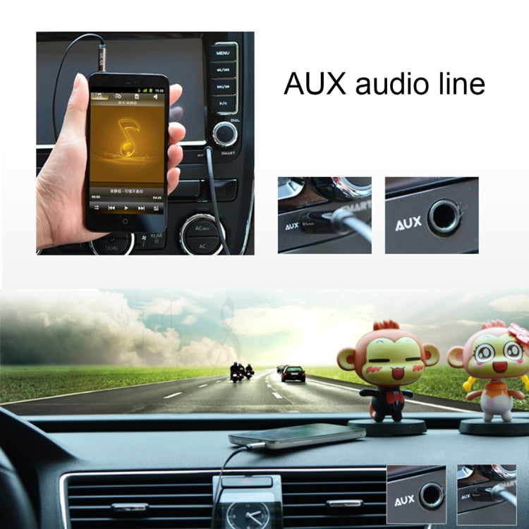 3.5mm Male to USB 2.0 Female Audio Converter Retractable Coiled Cable for Car MP3 Speaker U Disk, Length: 1m