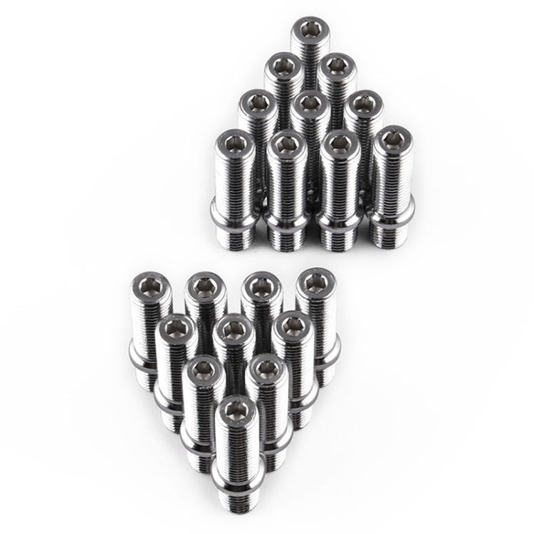 20 PCS 5.8cm Universal Car Modification Extended Wheels Stud Conversion M14x1.5 to M12x1.5 Screw Adapter LN032 LN033 LN044