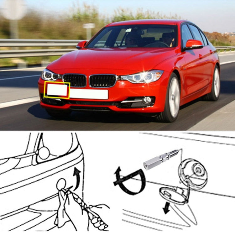 Car Front Bumper Tow Hook License Plate Mounting Bracket Holder for Mazda / Lexus