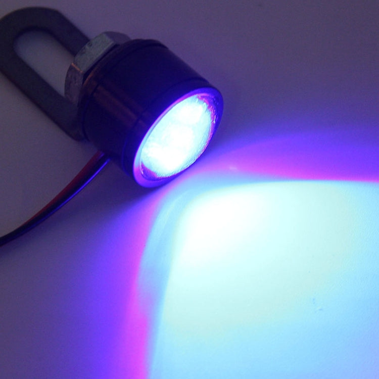 2 PCS 12V 3W Eagle Eyes LED Light For Motorcycle ，Wire Length: 45cm