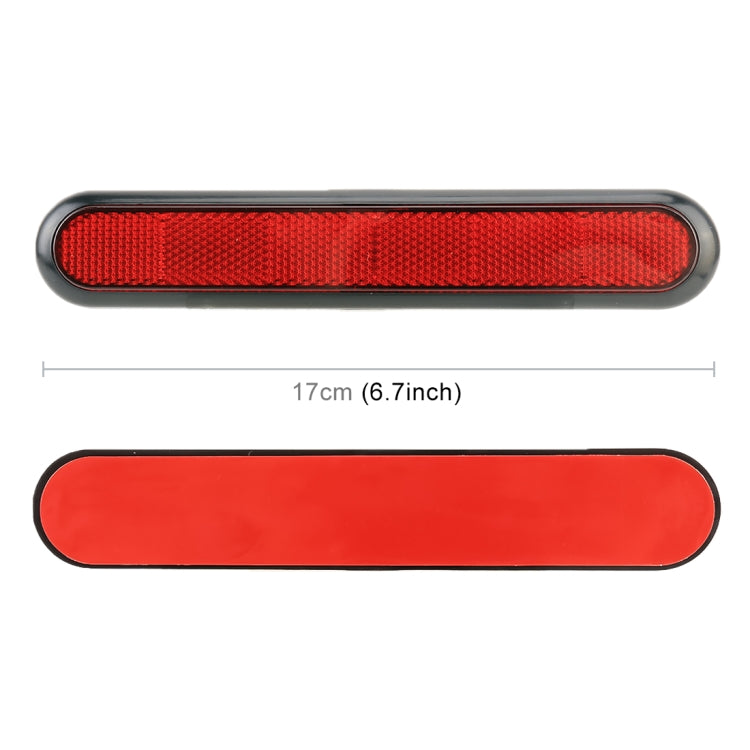 3R-2150 2 PCS Car Plastic Reflect Warning Sticker Outside Sticker