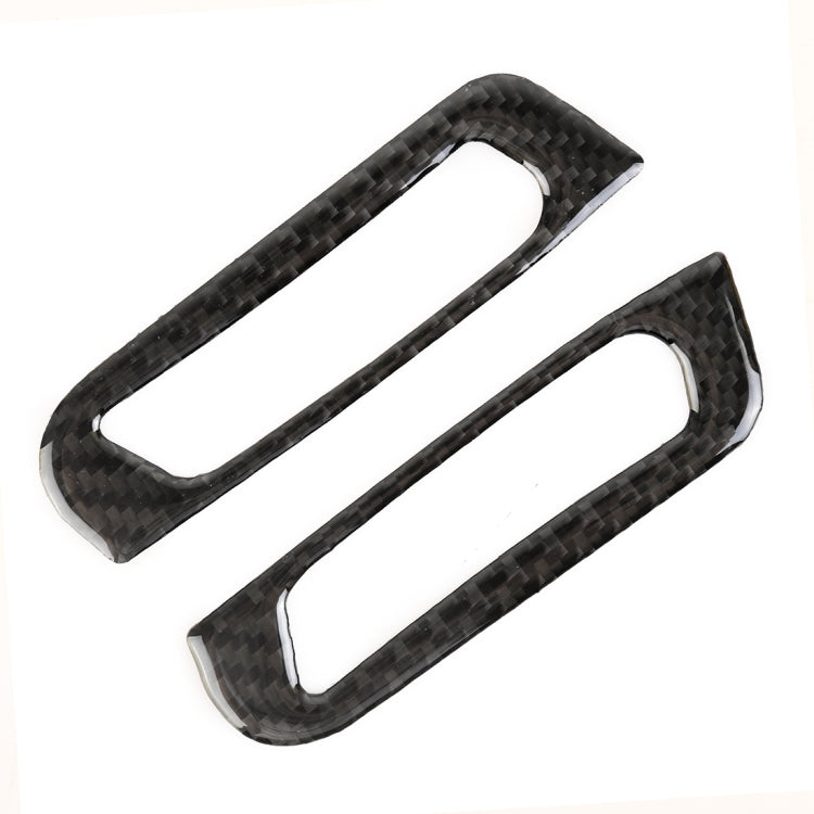 2 PCS Car A Column Air Outlet Carbon Fiber Decorative Sticker for Jeep Grand Cherokee