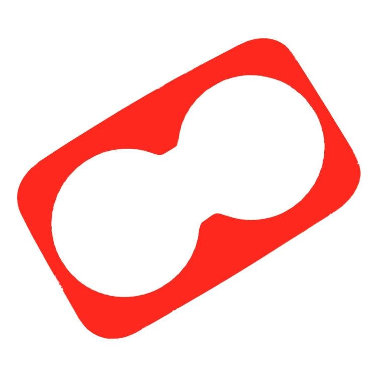 Car Water Cup Carbon Fiber Decorative Sticker for Jeep Grand Cherokee 2011-2018