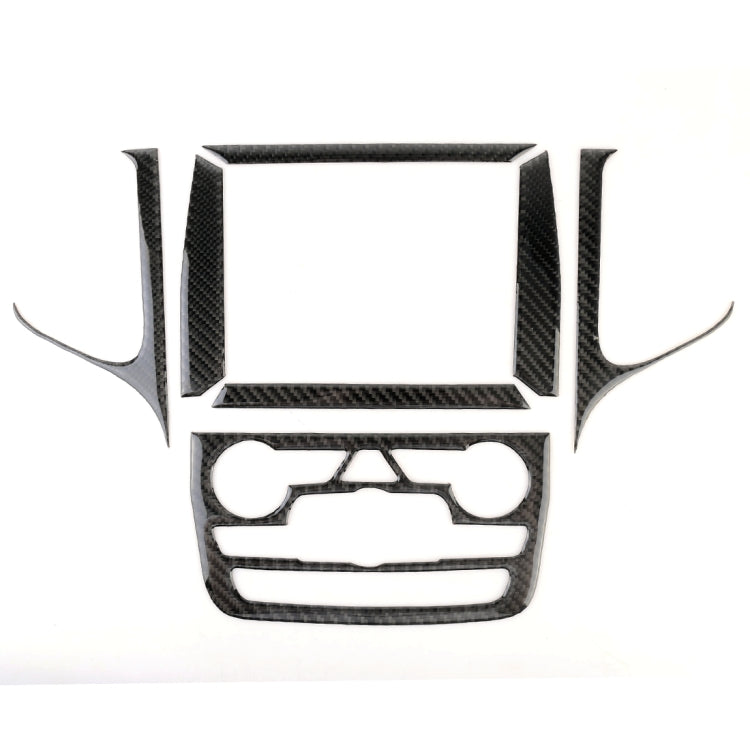 Car Central Control Navigation Carbon Fiber Decorative Sticker for Jeep Grand Cherokee 2011-2017