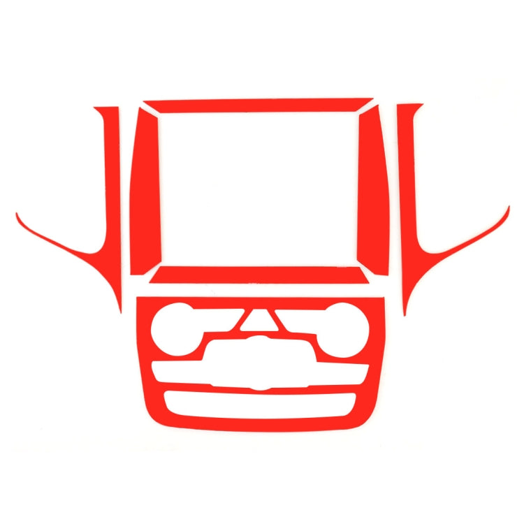 Car Central Control Navigation Carbon Fiber Decorative Sticker for Jeep Grand Cherokee 2011-2017