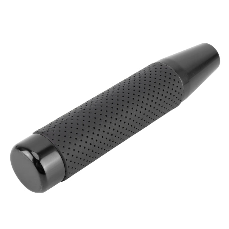 Metal Leather Long Column Car Shift Knob, Size: 18x3.3cm