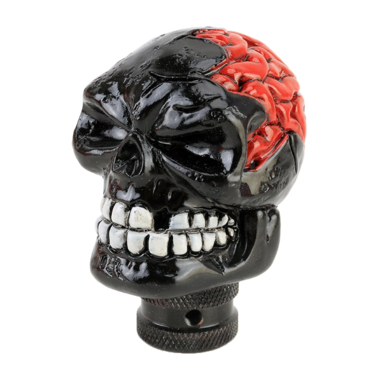 Universal Skull Head Shape Manual or Automatic Gear Shift Knob, Size: 8.7x5.5cm