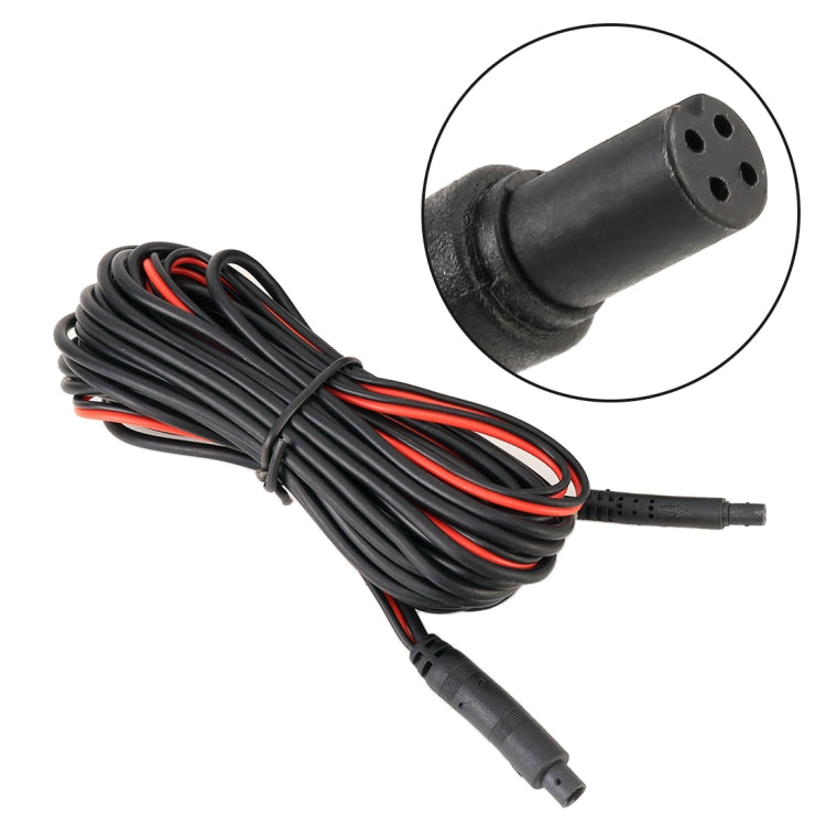 10m Universal Car 4P Reversing Camera Extension Cord Rearview Mirror Vehicle Traveling Data Recorder Video Conversion without Plug