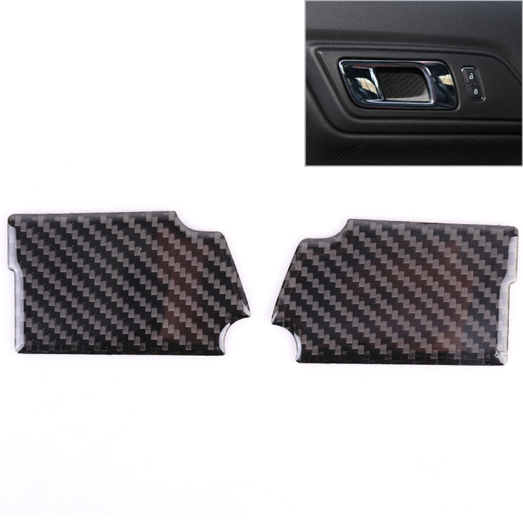 2 PCS Car Door Bowl Decorative Sticker for Ford Mustang 2015-2020