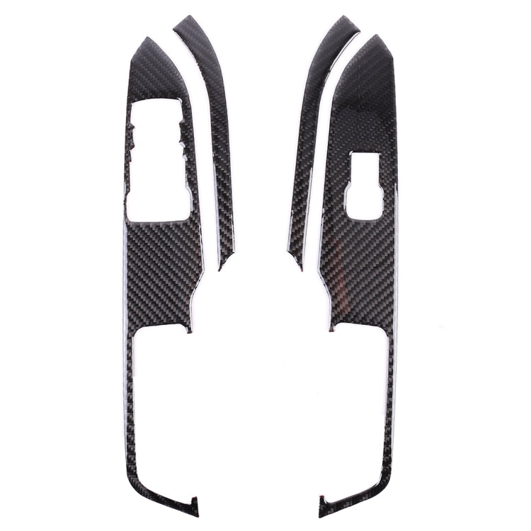 4 PCS Car Door Lift Window Regulator Button Decorative Sticker for Ford Mustang 2015-2020