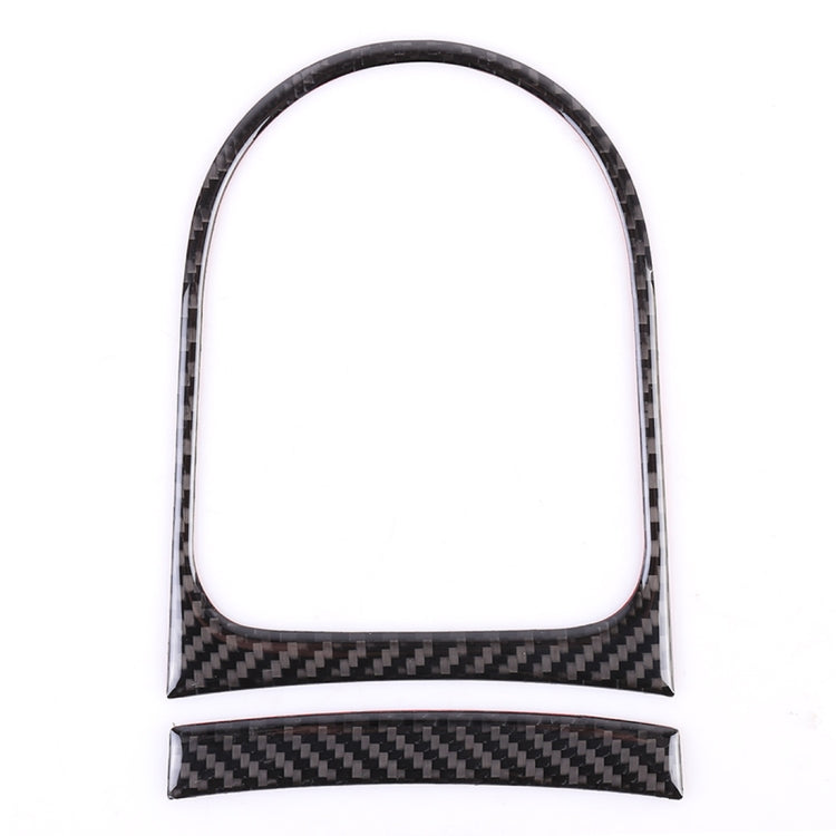 2 PCS Car Gear Shift Outer Ring Decorative Sticker for Ford Mustang 2015-2020