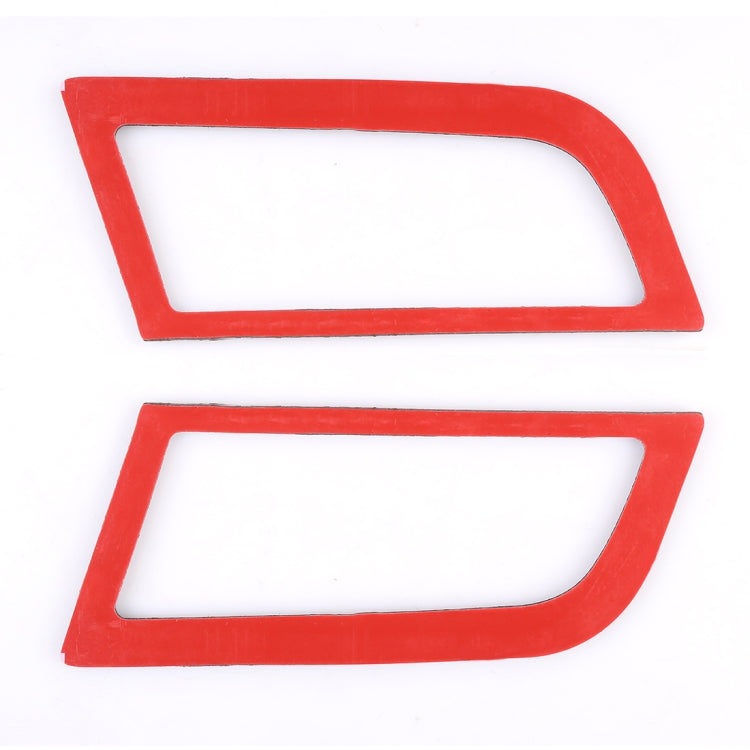 2 PCS Car Instrument Console Side Vent Decorative Sticker for Ford Mustang 2015-2020