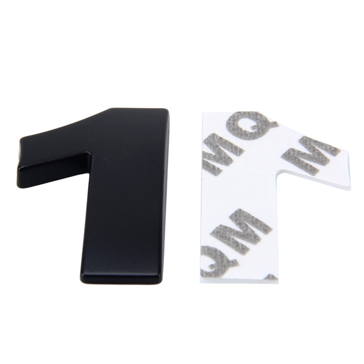 Car Vehicle Badge Emblem 3D Number One Self-adhesive Sticker Decal, Size: 3.6*4.5*0.5cm