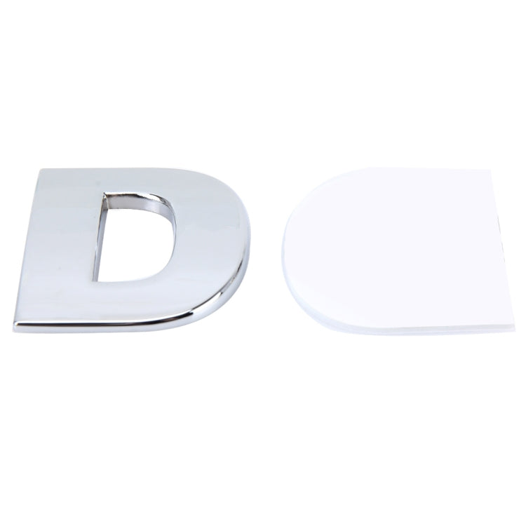 Car Vehicle Badge Emblem 3D English Letter Self-adhesive Sticker Decal, Size: 4.5*4.5*0.5cm, D, O, E, P, F, Q, G, R, H, S, I, T, A, J, U, Y, K, V, Z, L, W, B, M, X