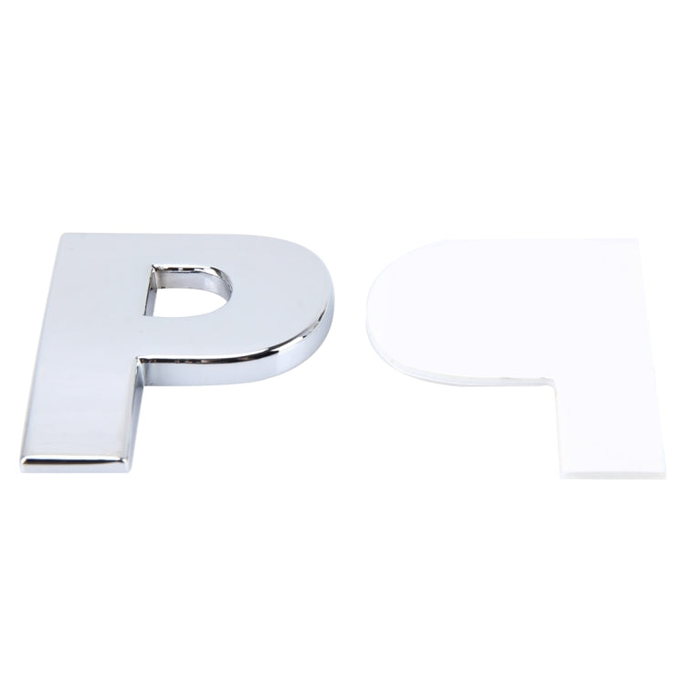 Car Vehicle Badge Emblem 3D English Letter Self-adhesive Sticker Decal, Size: 4.5*4.5*0.5cm