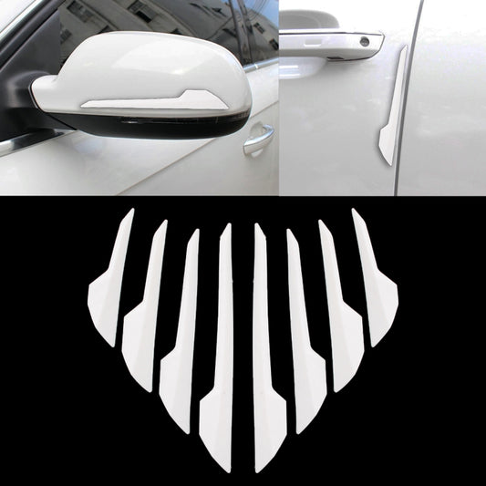 8 PCS Car Vehicle Door Side Guard Anti Crash Strip Exterior Avoid Bumps Collsion Impact Protector Sticker