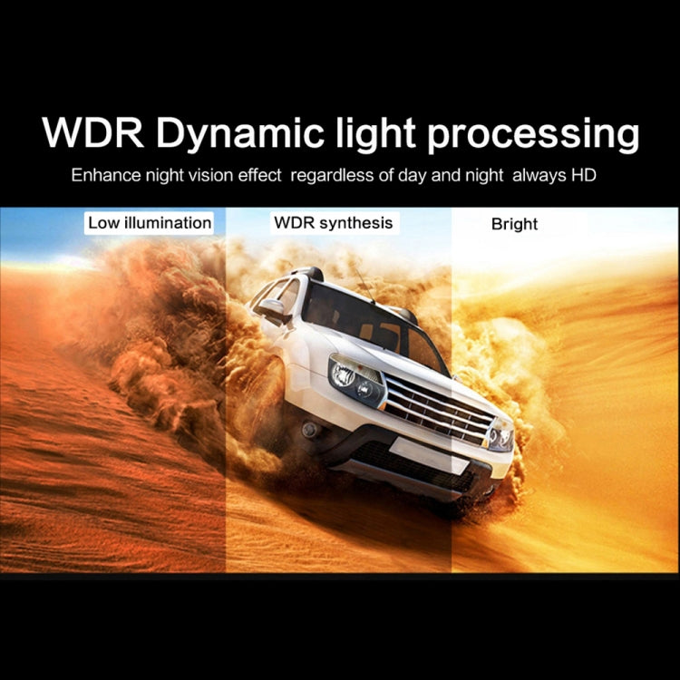 G705 5 inch LCD Touch Screen Rear View Mirror Car Recorder with Separate Camera, 170 Degree Wide Angle Viewing, Support Loop Video / Motion Detection / G-Sensor / TF Card