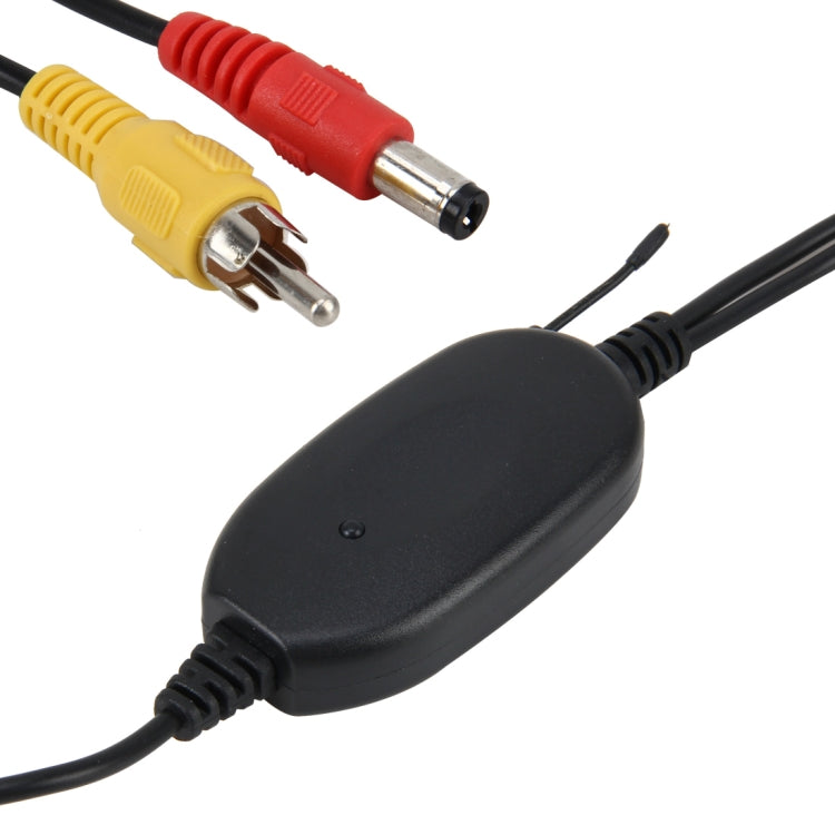 2 PCS 2370MHZ Transmit / Receive Frequency Portable Navigation Wireless Rear View System Wireless Video Transmitter Receiver for Car Rear View Backup Camera Car Back View Monitor System
