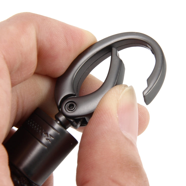 Weaving Band Metal Car Key Ring Braided Belt Key Chain
