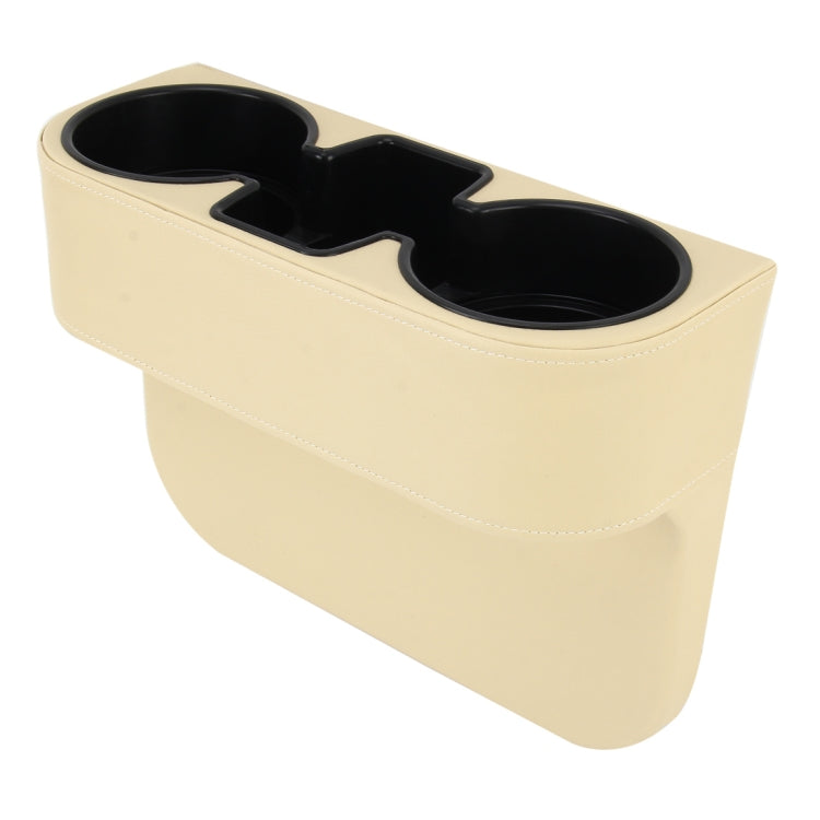 Car Seat Crevice Storage Box Cup Drink Holder Auto Pocket Stowing Tidying for Phone Pad Card Coin Case Car Accessories, Khaki, Brown, Black, Grey