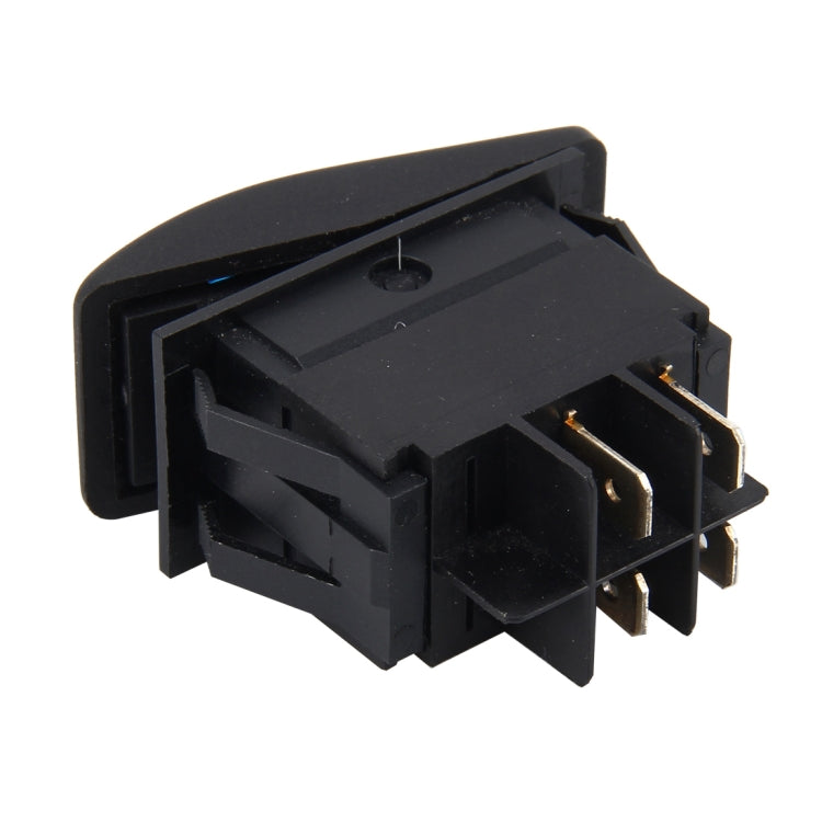 Car Truck Boat Switch Toggle Light Switch 4pin Waterproof 12/24V Bar Style Blue Toggle Reverse Rocker Rear Light Switch Car Auto Universal DIY 4 Pin Boat Cap OFF-ON Push Button with Indicator Light