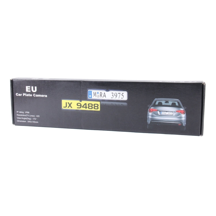 JX-9488 720×540 Effective Pixel NTSC 60HZ CMOS II Universal Waterproof Car Rear View Backup Camera With 2W 80LM 5000K White Light 4LED Lamp, DC 12V, Wire Length: 4m