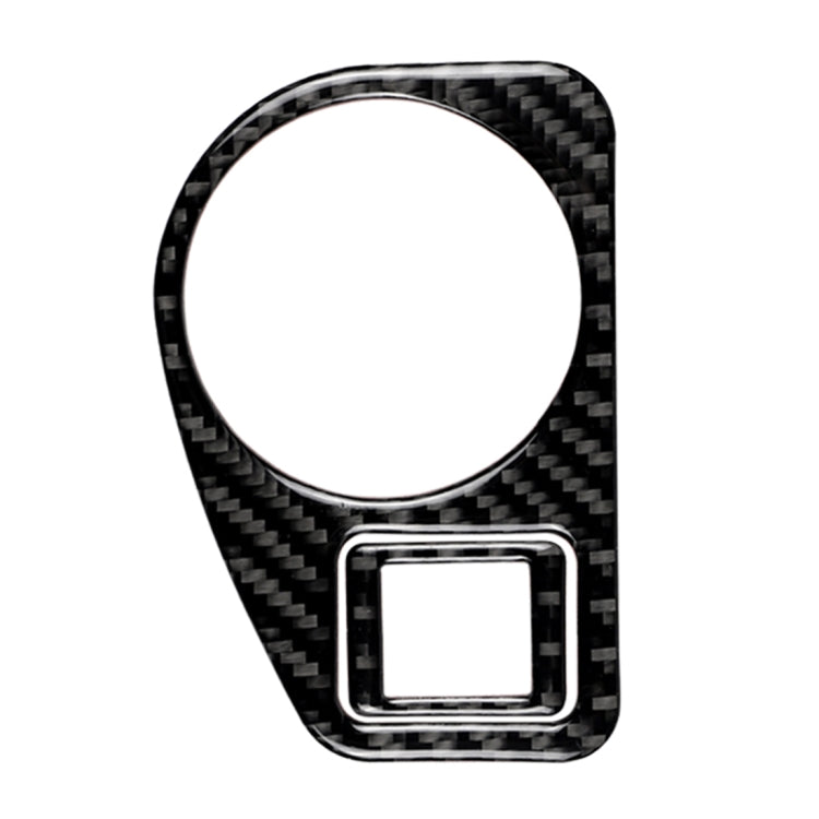 Car Carbon Fiber Headlight Switch Panel Decorative Sticker for Volkswagen Golf 7 2013-2017, Left Drive