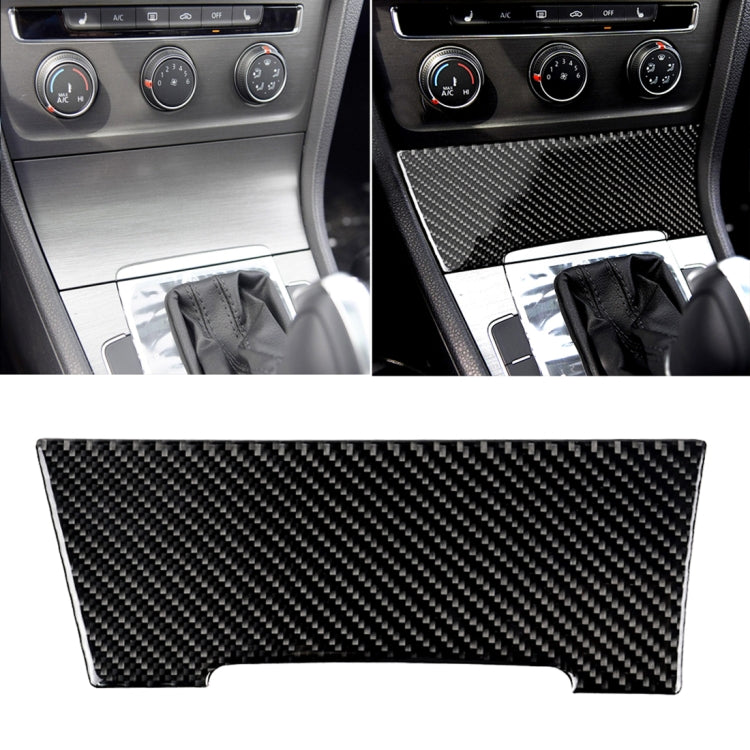 Car Carbon Fiber Cigarette Lighter Decorative Sticker for Volkswagen Golf 7 2013-2017