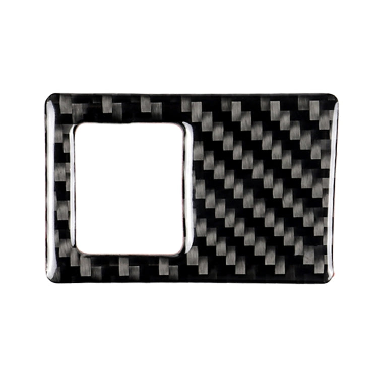 Car Carbon Fiber Emergency Light Frame Decorative Sticker for Volkswagen Golf 7 2013-2017, Left Drive