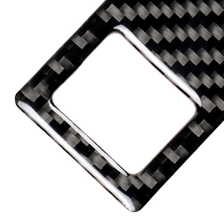 Car Carbon Fiber Emergency Light Frame Decorative Sticker for Volkswagen Golf 7 2013-2017, Left Drive