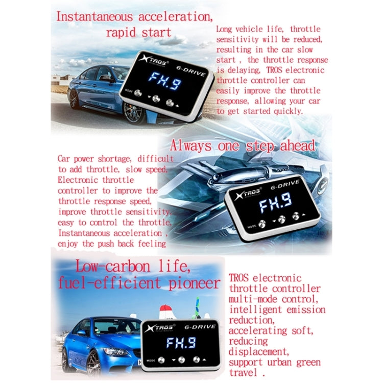 TROS TS-6Drive Potent Booster Electronic Throttle Controller for before 2014 Ford Everest