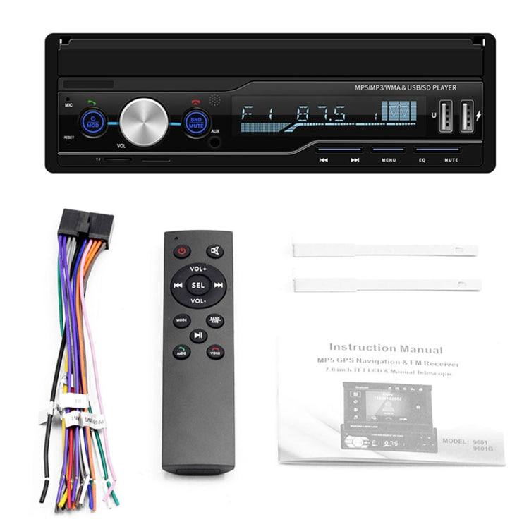 T100 7 inch HD Universal Car Radio Receiver MP5 Player, Support FM & AM & RDS & Bluetooth & Phone Link with Remote Control