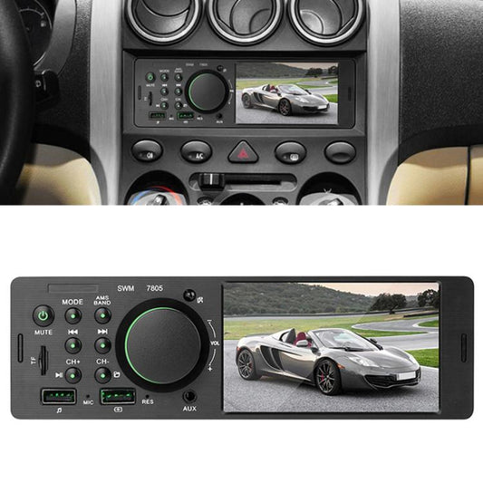 7805 4.1 inch Universal Car Radio Receiver MP5 Player, Support FM & Bluetooth & TF Card with Remote Control