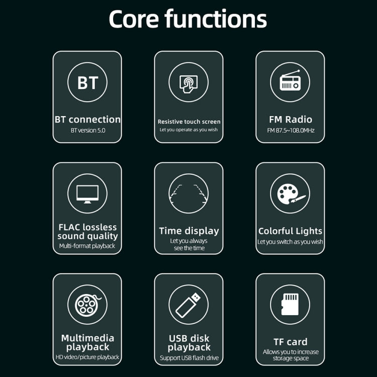 SWM-7805C 4.1 inch Touch Screen Universal Car Radio Receiver MP5 Player, Support FM & Bluetooth & TF Card with Remote Control