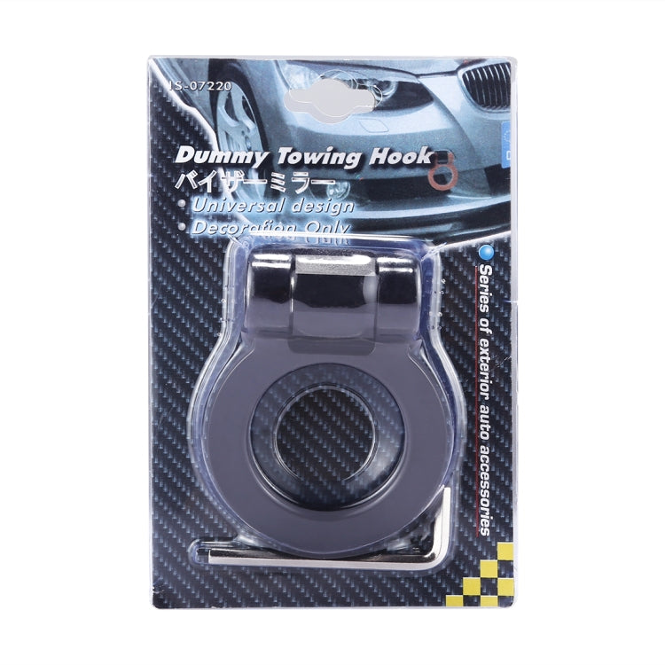 Car Truck Bumper Round Tow Hook Ring Adhesive Decal Sticker Exterior Decoration