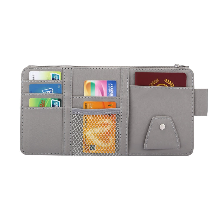 Car Sun Visor Board Paper Tissue Box CD Case Zipper Holder Card Bag Organizer