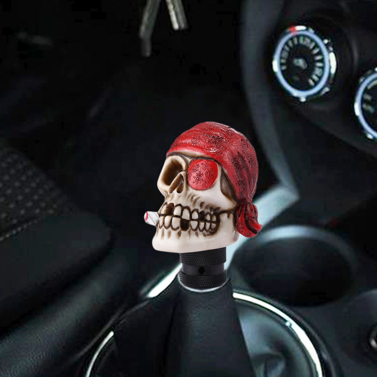 Pirate Skull Shaped Universal Vehicle Car Shifter Cover Manual Automatic Gear Shift Knob