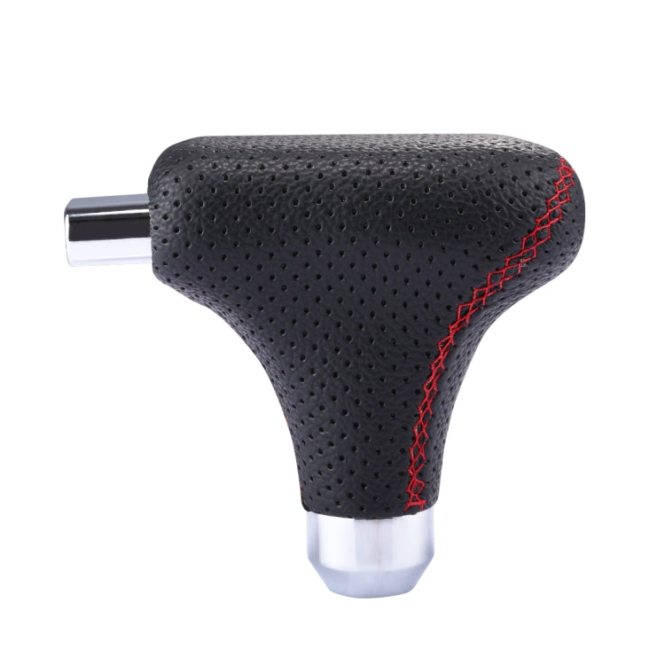 Universal Vehicle Car Black Leather Shifter Cover Manual Automatic Gear Shift Knob