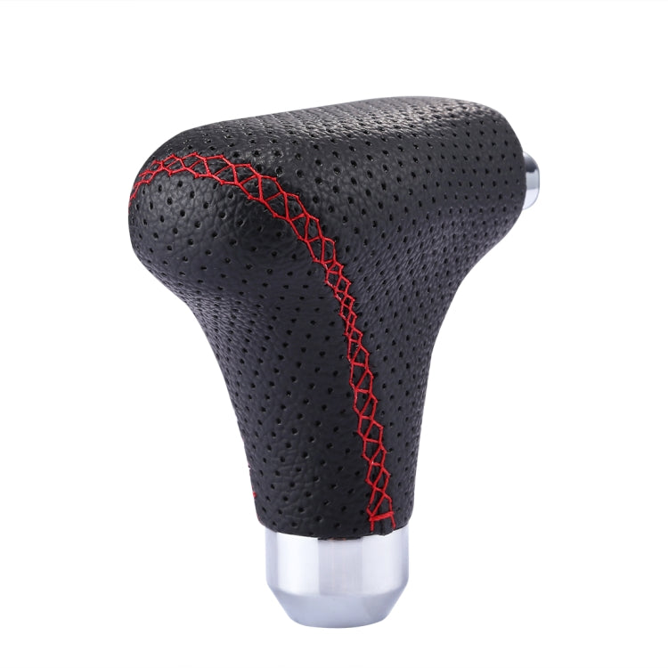 Universal Vehicle Car Black Leather Shifter Cover Manual Automatic Gear Shift Knob