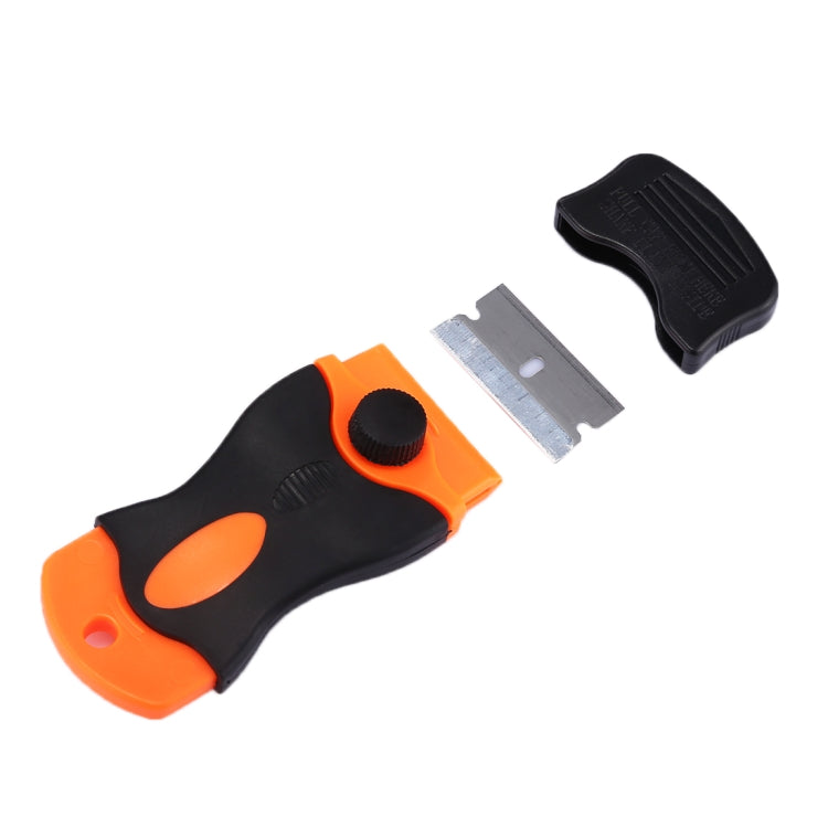 Car Auto Multi-function Cleaning Cutter Tool with Plastic Handle for Window Cleaning Wrapping Film