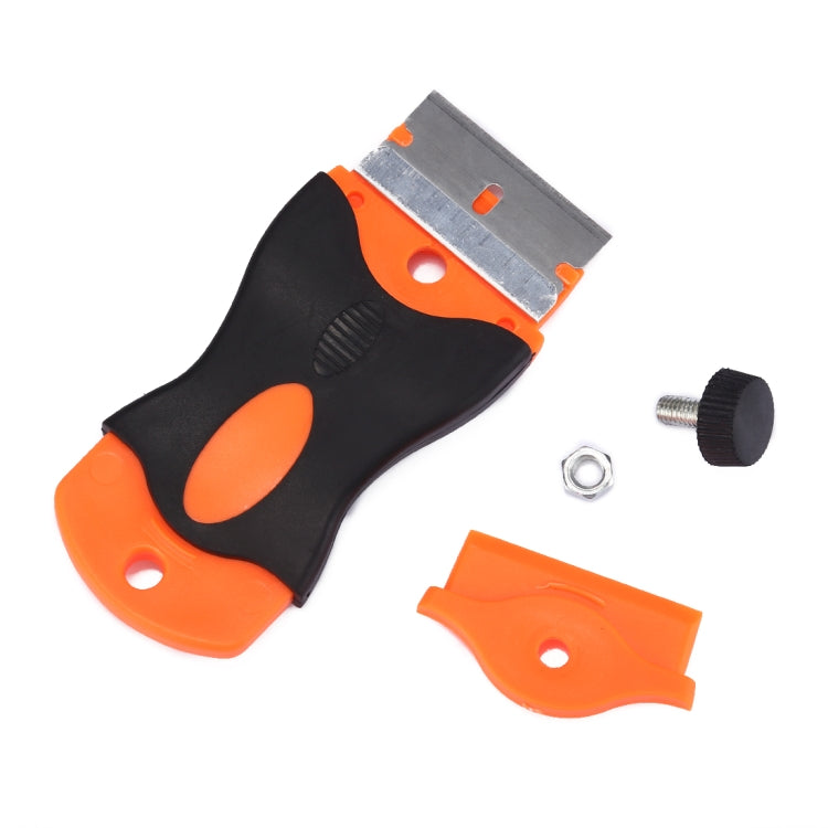 Car Auto Multi-function Cleaning Cutter Tool with Plastic Handle for Window Cleaning Wrapping Film