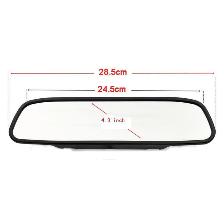 PZ-705 4.3 inch TFT LCD Car Rear View Mirror Monitor for Car Rearview Parking Video Systems