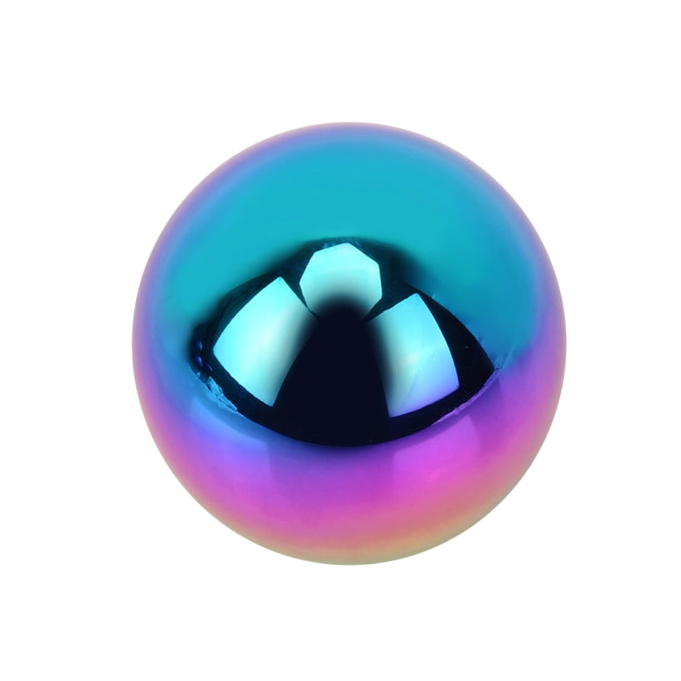 Universal Vehicle Car Gradient Blue Screwed Shifter Cover Manual Automatic Aluminum Gear Shift Knob