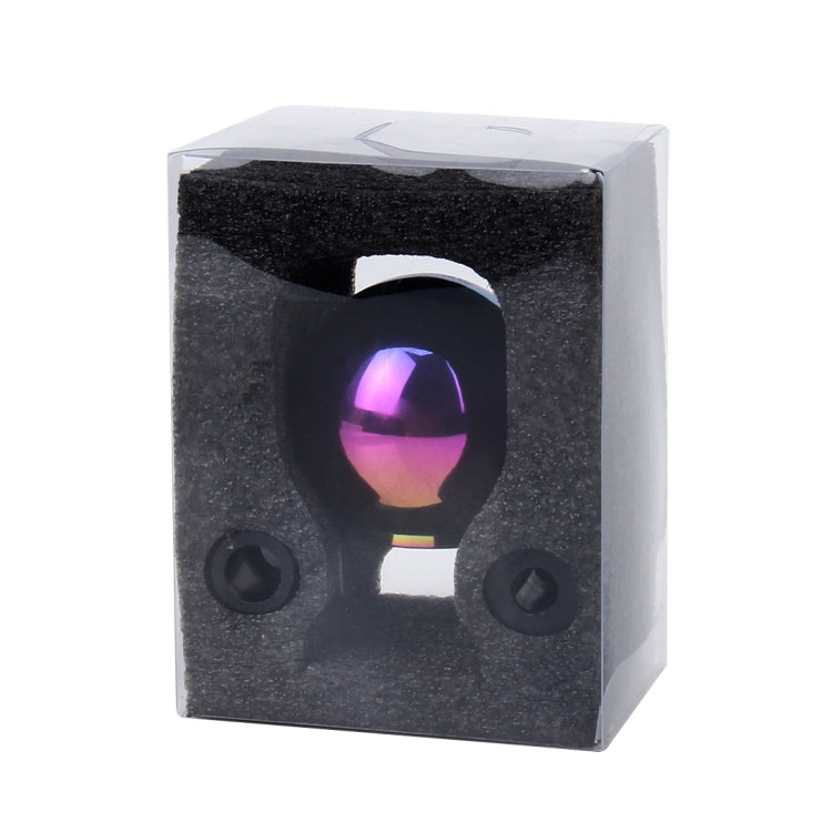 Universal Vehicle Car Gradient Blue Screwed Shifter Cover Manual Automatic Aluminum Gear Shift Knob