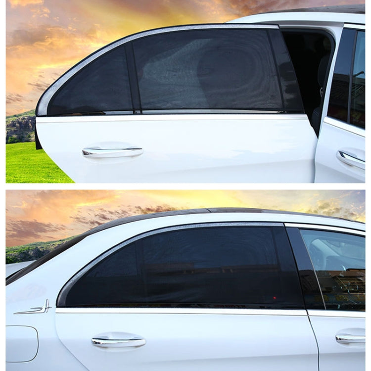 2 PCS Car Rear Window Net Yarn Sunscreen Insulation Window Sunshade Cover, Size: 113*50cm