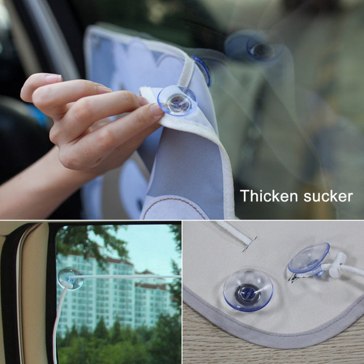 Car Large Rear Window Sunscreen Insulation Window Sunshade Cover, Size: 70*50cm