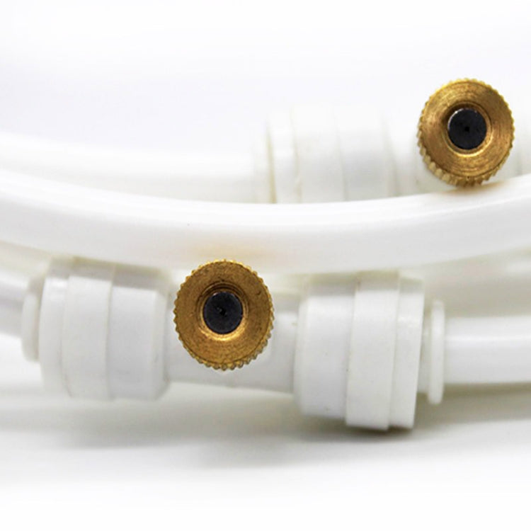 Outdoor Lawn Garden PE Hose Mist Watering Line Misting Cooling System with 21 x Mist Nozzles, Length: 15m