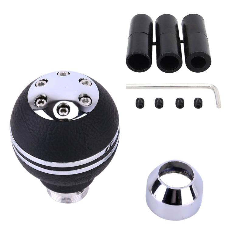 Universal Vehicle Car Shifter Leather Cover Ball Shape Manual Automatic Gear Shift Knob